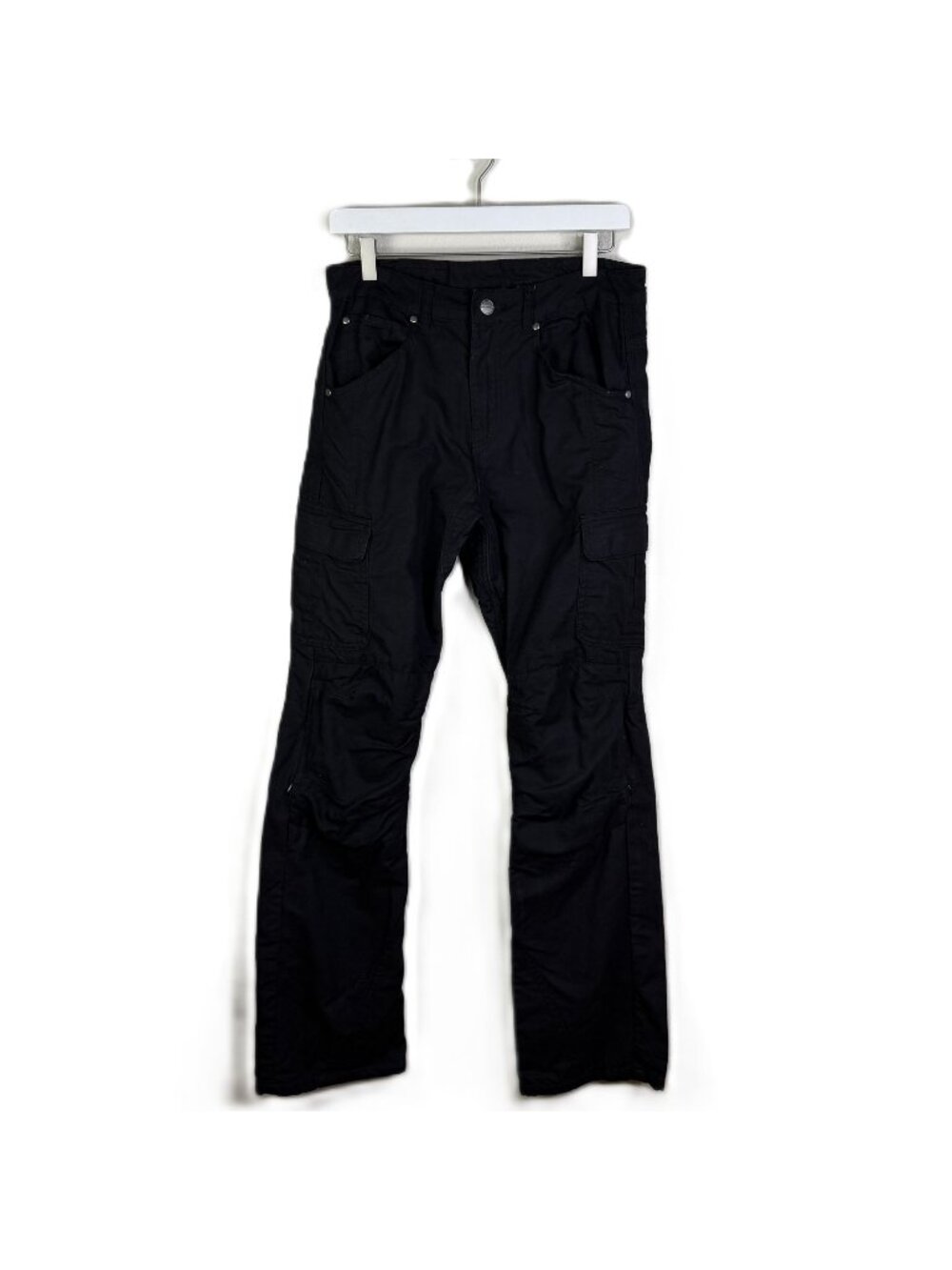 NWOT Iron Workers Black Tactical Reinforced Cargo Pants, Straight Leg, 30/32